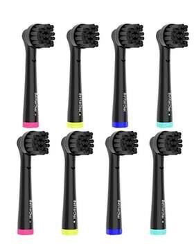 Betterchoi 795787546000 8pcs Charcoal Toothbrush Heads Compatible With Oral B Electric