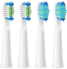43eu-d2wkbl-4h-u6h Bitvae D2 Electric Toothbrush Replacement Heads Sonic Refills 4 Pack