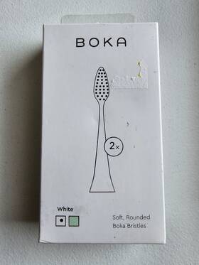 Boka 867079000351 Electric Toothbrush Replacement Heads White