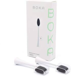 Sq74666621 Boka Power Brush Replacement Toothbrush Heads For 1 Count Pack Of 2 White