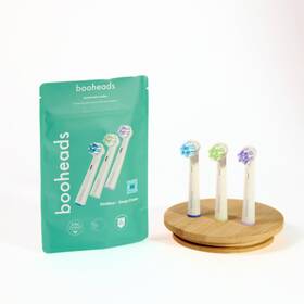 Booheads 787907921163 Oraboo - Biodegradable Electric Toothbrush Heads Compatible With Oral-b Elect
