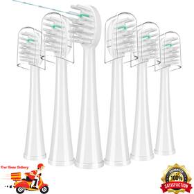 Sf-03 Branded 744759464125 Replacement Brush Heads For Waterpik Sonic-fusion 2.0 Flossing Toothbrush