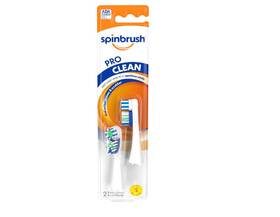 B0045k006k Branded Spinbrush Pro Clean Replacement Heads Soft Bristles For Battery Toothbrush 2