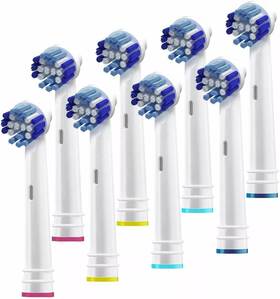 Eb20p Branded Alayna Replacement Toothbrush Heads Compatible With Oral B Precision Clean -8 Pk