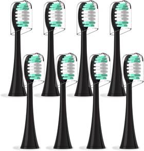 Branded01 744759834560 Replacement Toothbrush Heads Compatible With Aquasonic Black Series And Vibe Ser