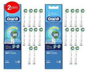Braun 445028647678 2 Pairs Of 10 Counts Oral-b Precision Clean Electric Toothbrush Heads