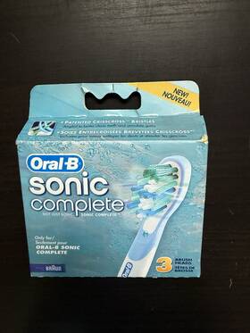471718000 Braun Oral-b Sonic Complete - 3 Replacement Brush Heads For