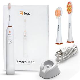 B00ojhccp6 Brio Smartclean Sonic Electric Toothbrush 1 Count Pack Of White