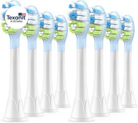Brush Heads For Philips Sonicare 313091197109 8 Pack Superior Clean Replacement Compatible With E