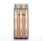 Brush With Bamboo Toothbrush 3 Pack Suistainably Grown In Recycled Biodegradable Package 638872613310