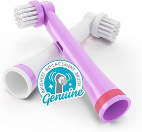 Brusheez 313111857839 Electronic Toothbrush Replacement Brush Heads 2 Pack Sparkle The Unico