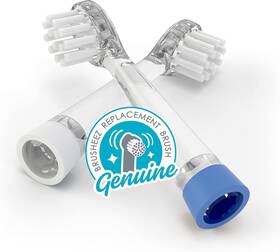 Brusheez 744759070784 2-pack Replacement Brush Heads For Toddlers Sonic Toothbrush - Ages 1-3