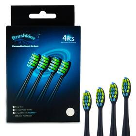 Brushkinz 860011343332 Replacement Toothbrush Heads - German Pedex Bristles Brush For Deep Cle