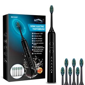 Brushkinz Bkz00357 Sonic Electric Toothbrush Black - 5 1 Count Pack Of