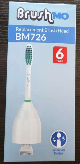 Bm726 Brushmo Replacement Sonicare Heads - Pack Of 6 Brush Head New