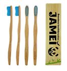 Bt001 Jamei Bamboo Toothbrush Biodegradable Natural Handle Bpa Free 673463721357