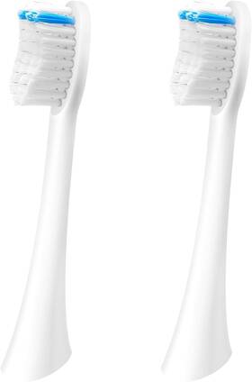 1741-02 Btfo 18171 2 Pcs Electric Toothbrush Heads For White Blue