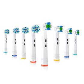 Bukurii 723172590185 Toothbrush Replacement Heads Fit For Oral B Braun Electric Toothbrushes 8pcs