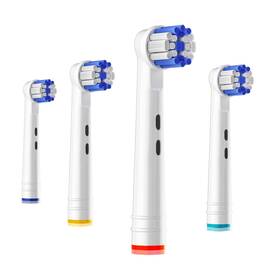 Bukurii 723172590192 Replacement Brush Heads Fit For Oral B Braun Electric Toothbrushes 4 Count