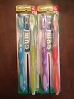 Buler G-u-m Gum Maximum Clean Toothbrush 340 Soft Pack Of 12 Colors Vary Free Shipping 070942123419