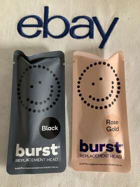 Burst 850000243835 Toothbrush Replacement Heads 1 Rose Gold Black. Factory Sealed New