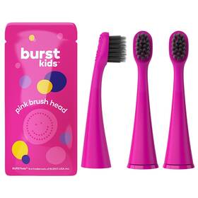 Burst 850032281058 Burstkids Toothbrush Heads 3-pack - Genuine Kids Electric Replacem