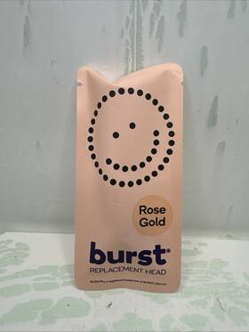 Burst 850032281263 Sonic Electric Toothbrush Replacement Head Rose Gold