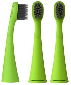 Burst 850032281669 Genuine Replacement Heads For Kids Electric 3 Count Pack Of 1 Green