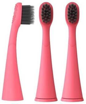 Burst 850032281676 Burstkids Toothbrush Heads 3-pack Pink - Ultra Soft Bristles For Deep Clean