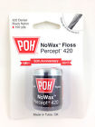 C-bu420 Poh Black No Wax Dental Floss Micro Fine Nylon Yards