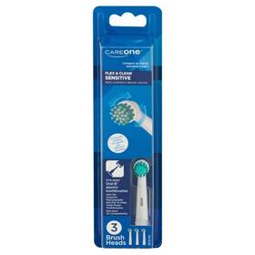 Wgp140fic1 Careone Flex And Clean Sensitive 3 Replacement Brush Heads
