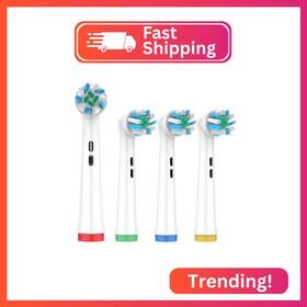 Eb52t Caslynor Replacement Heads Compatible With Oral B Braun Pro 100 500 1000 Vitality Sma