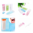 Cbtoothpick200p Coobbar Double Head Dental Floss Interdental Toothpick Brush 799460653269