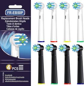 Cellena 711182001722 Replacement Toothbrush Heads Compatible With Oral B Pro 1000 Professional Clean