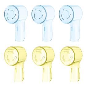 I4a-bad-3y3 Cellena Toothbrush Covers Caps Compatible With Oral 1 Count Pack Of 6 Blue Yellow