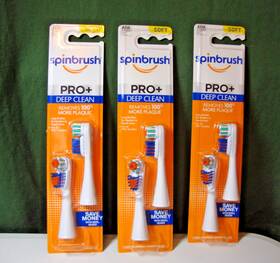 Church & Dwight - Personal Care 313033621648 6- Spinbrush Pro Deep Clean Soft 3 Replacement Packs Brush Heads