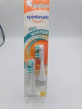 Church & Dwight - Personal Care 766878000192 Discontinued Rare Spinbrush Pro Whiten Soft Bristles 2 Replacement Brush Heads