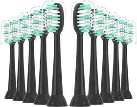 Cilgewh 313084676666 Replacement Toothbrush Heads 10 Pack For Aquasonic Black Series Vibe Seri
