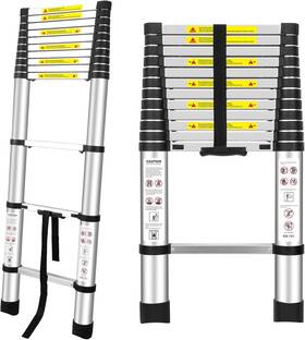 En131 Cjcxyjcy 762715211880 Aluminum Telescoping Ladders Standards 12.5ft/3.8m Silver