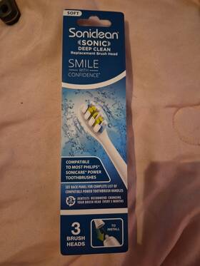 Clean 852538005732 Soniclean Deep Soft Replacement Brush Heads 3 Pack