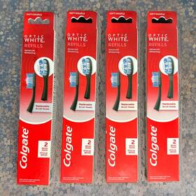 Colgate 035000982100 Optic White Refills Soft 2 Per Pack Lot Of 4 Packages