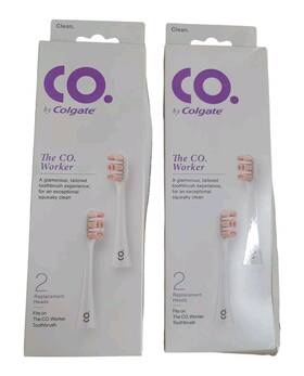 Colgate 035000993120 2 The Co. Worker Toothbrush Refills Pack Replacement Heads Ultra Soft