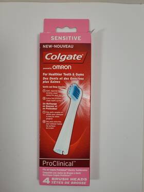 Colgate 714789767680 Proclinical Electric Toothbrush Heads 4 Sensitive Open Box