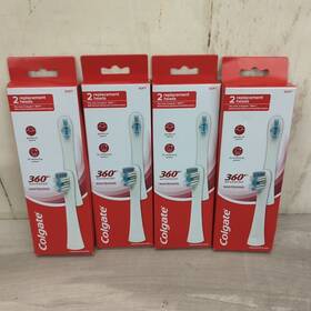 Na36wnrfpca1 Colgate Lot Of 4 360 Advanced Whitening Replacement Heads 2 Pack Soft New