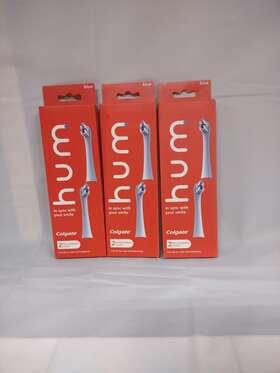 P9941973 Colgate 3 Pack Hum Replacement Brush Heads 6 Total New