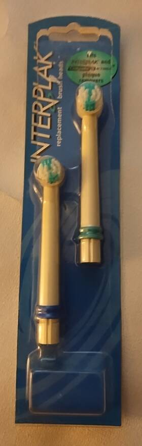 Conair 085452000099 Interplak -conair Replacement Tooth Brush Heads Elb2rpk 2 Pack New