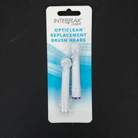 V505942 Conair Interplak Opticlean Replacement Rotary Toothbrush Heads 2 Pack New