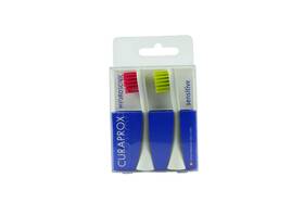 Cu-733493 Curaprox Cu-733493## X1 Dental Hydrosonic Sensitive Brush Heads 2pcs Gentle Sonic Cleaning