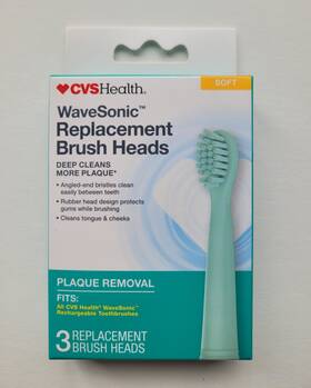 541768 Cvs Wavesonic 3 Replacement Brush Heads 2 Pack New Sealed Free Shipping