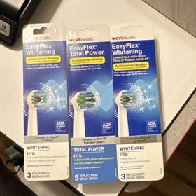 Cvs Health 415xts Easyflex Whitening Antibacterial Toothbrush Heads Oral-b